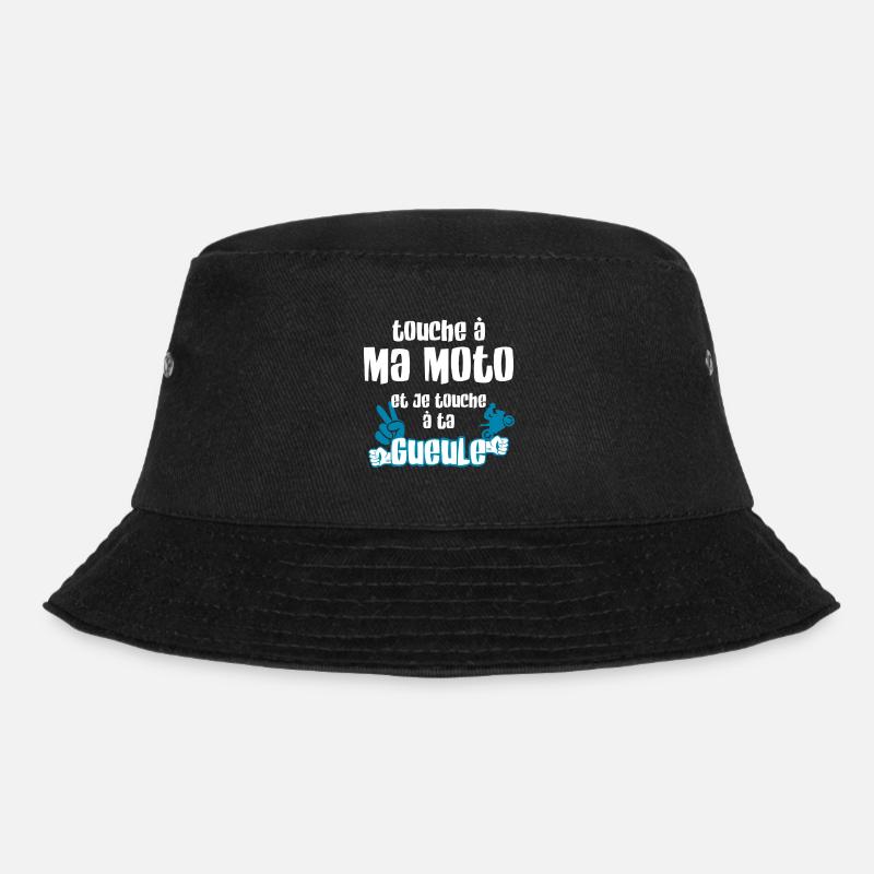 Touche pas ma moto - Bob - noir
