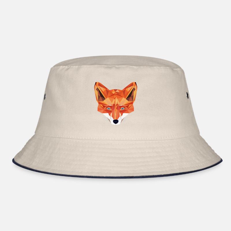 Fuchs Tier Abstrakt Bucket Hat
