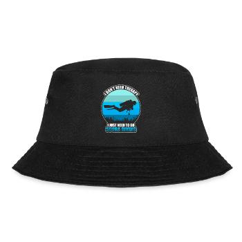 Tauchen Meer Korallen - Bucket Hat - Schwarz - Vorne - Lela (165cm)