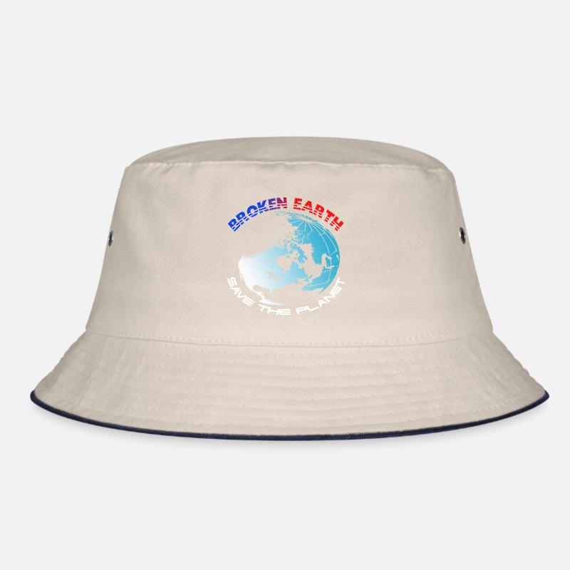 Planet Erde Design Bucket Hat