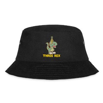 Great Kid Birthday Shirt For Their Dinosaur - Bucket Hat - black - Front - Lela (165cm)