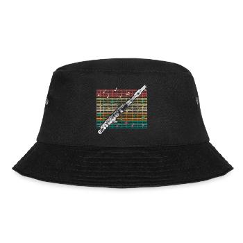 Flute Music - Bucket Hat - black - Front - Lela (165cm)