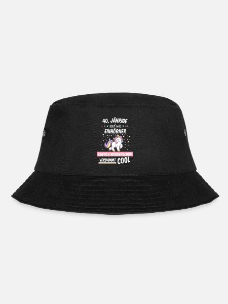 40 Geburtstag Geburtstagskind Spruch Geschenk - Bucket Hat - Schwarz