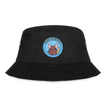 Sweet Kawai Art: Kawaii Rat - Bucket Hat - black - Front - Lela (165cm)
