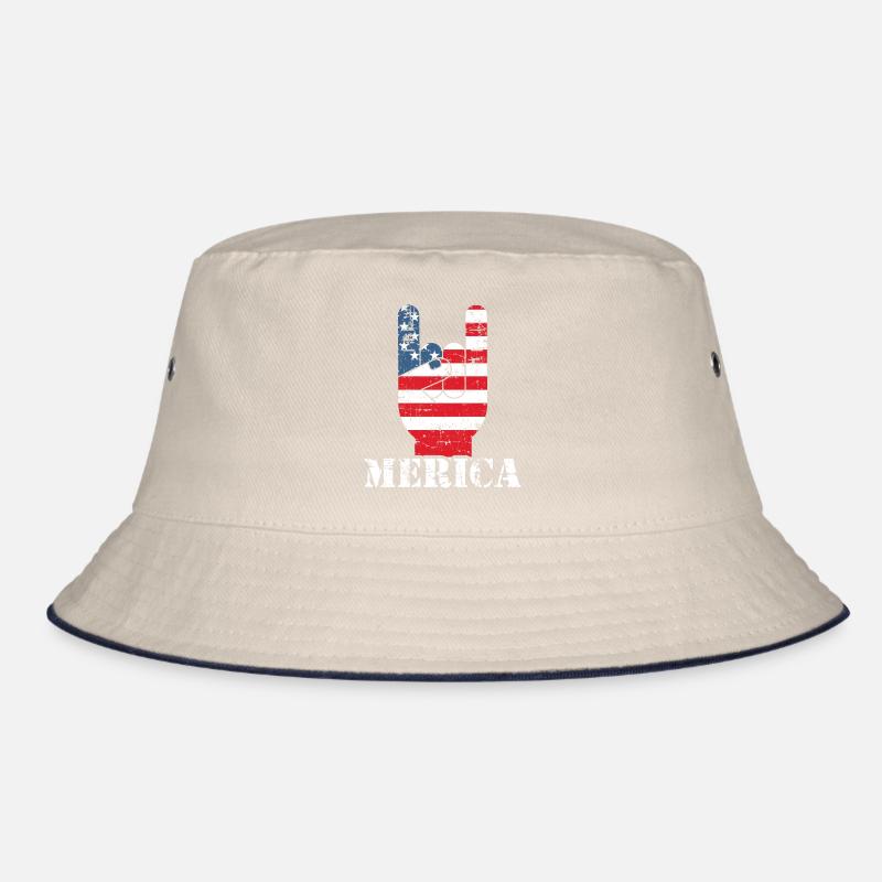 Merica Rock N' Roll Freedom Diversity Rights Bucket Hat
