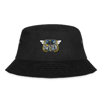Schweden Berge Europäische Union - Bucket Hat - Schwarz - Vorne - Lela (165cm)