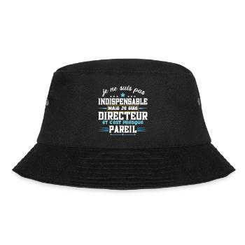 Directeur idée cadeau humour responsable boss - Bob - noir - Devant - Lela (165cm)