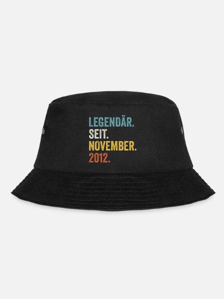 Legendär Seit November 2012 9. Geburtstag - Bucket Hat - Schwarz
