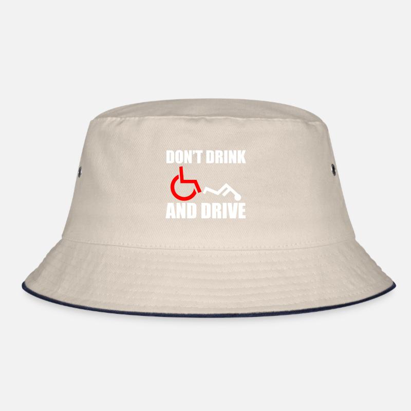Rollstuhl Humor Behinderte Bucket Hat