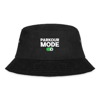 Parkour Lovers Parkour Mode On - Bucket Hat - black - Front - Lela (165cm)