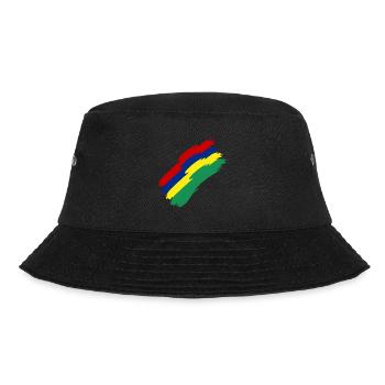Mauritius Flag Colors - Bucket Hat - black - Front - Lela (165cm)