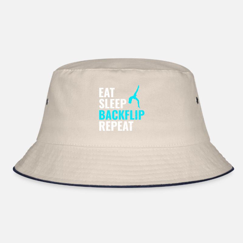 Gymnastics Gymnast Backflip Acrobatics Funny Bucket Hat