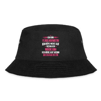 Flügelhornistin Flügelhorn Horn Instrument Spruch - Bucket Hat - Schwarz - Vorne - Lela (165cm)