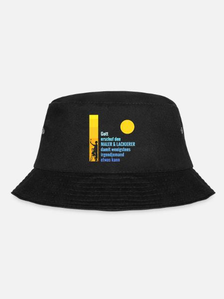 Stolzer Maler Spruch für Maler und Lackierer - Bucket Hat - Schwarz