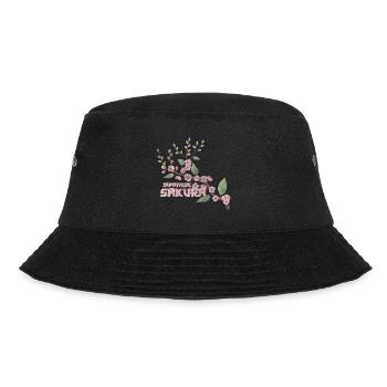 Cherry Blossom Blossom Colorful - Bucket Hat - black - Front - Lela (165cm)