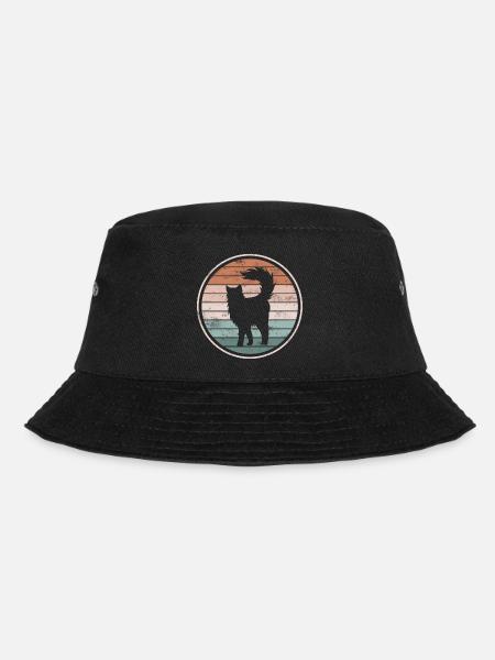 Cat Cats - Bucket Hat - black