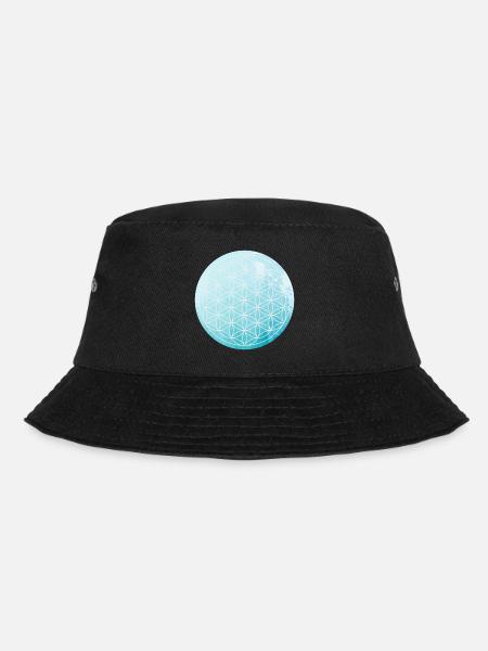 SYMBOL - BLUME des LEBENS - positive ENERGIE - Bucket Hat - Schwarz