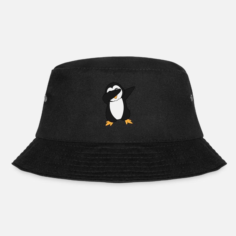 "Dabbing Penguin" Un pingouin illustré mignon - Bob - noir