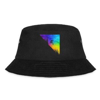 MTB Bergab - Colors - Downhill - Bucket Hat - black - Front - Lela (165cm)