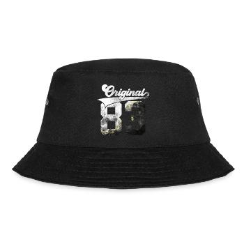 43. GEBURTSTAG 43 JAHRE ORIGINAL 1983 - Bucket Hat - Schwarz - Vorne - Lela (165cm)