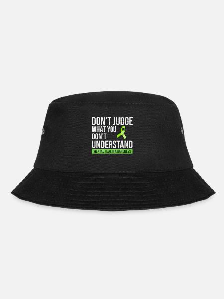 Bewusstsein für psychische Gesundheit - Bucket Hat - Schwarz