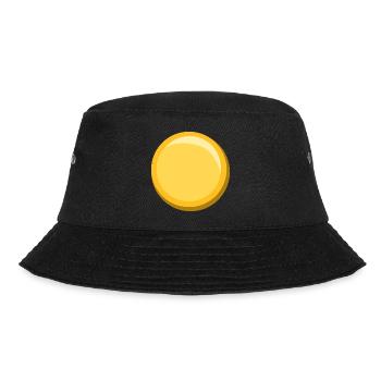 Gold Sticker Template Template Icon Button - Bucket Hat - black - Front - Lela (165cm)