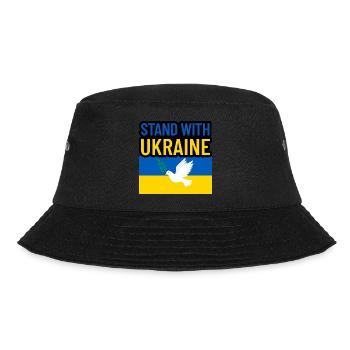 stand with Ukraine - Bucket Hat - black - Front - Lela (165cm)