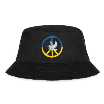 Peace Ukraine - Bucket Hat - black - Front - Lela (165cm)