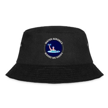 Wassergymnastik Aquatische Fitness Aqua Exercise - Bucket Hat - Schwarz - Vorne - Lela (165cm)
