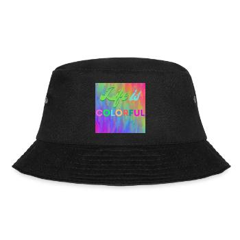 Life is colorful - Bucket Hat - black - Front - Lela (165cm)