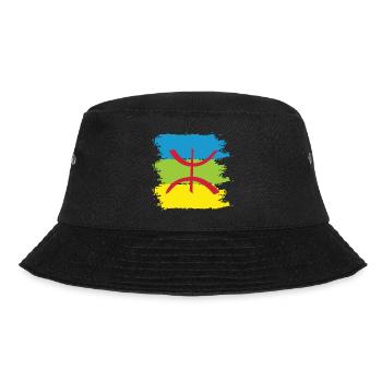 Flagge von Amazigh - Bucket Hat - Schwarz - Vorne - Lela (165cm)