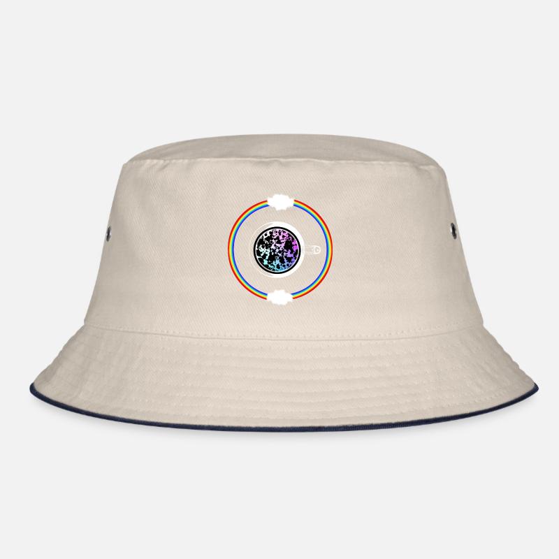 Kaffeetasse mit Regenbogen Bucket Hat