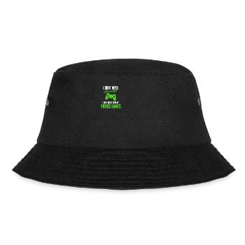 No need for therapy, just geek - Bucket Hat - black - Front - Lela (165cm)