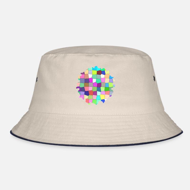 Colorful Geometric Pattern Bucket Hat