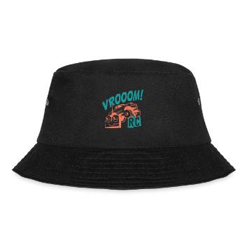 Vrooom! Leidenschaft RC Auto - Bucket Hat - Schwarz - Vorne - Lela (165cm)