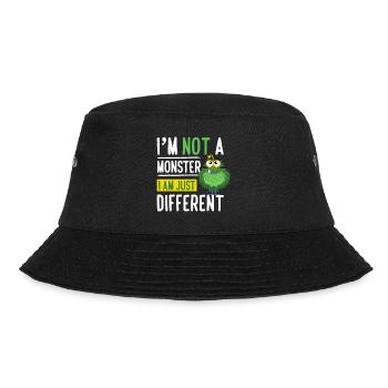 Monster Familie Große Schwester - Bucket Hat - Schwarz - Vorne - Lela (165cm)