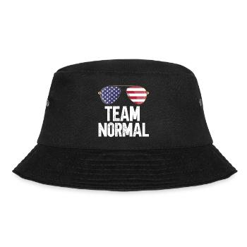 Team Normal - Bucket Hat - Schwarz - Vorne - Lela (165cm)