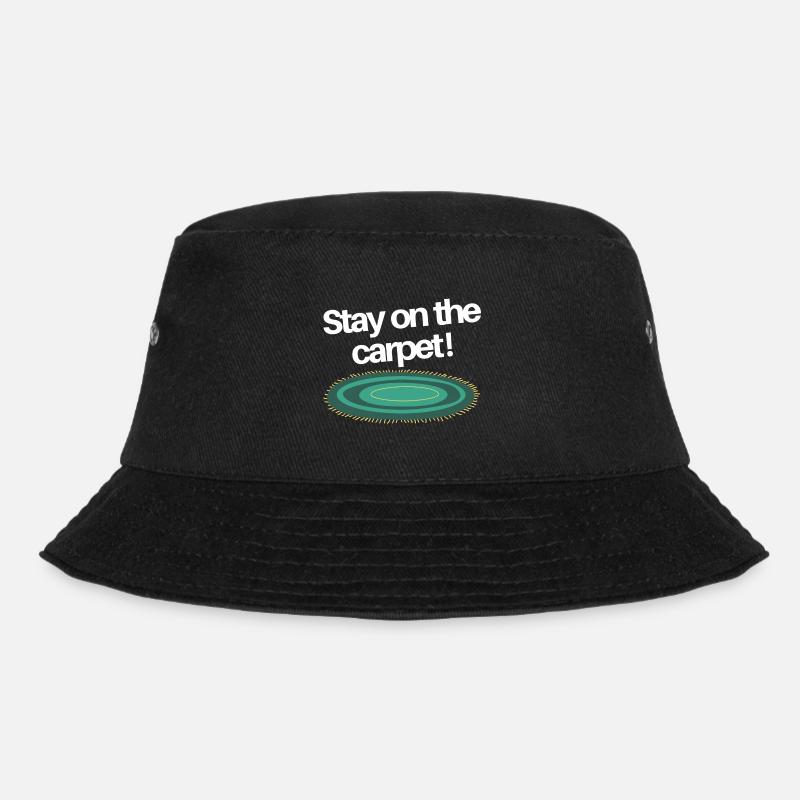Stay on the Carpet - Bucket Hat - black