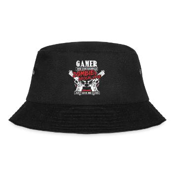 Zombie Apocalypse Gaming Idée cadeau Halloween - Bob - noir - Devant - Lela (165cm)