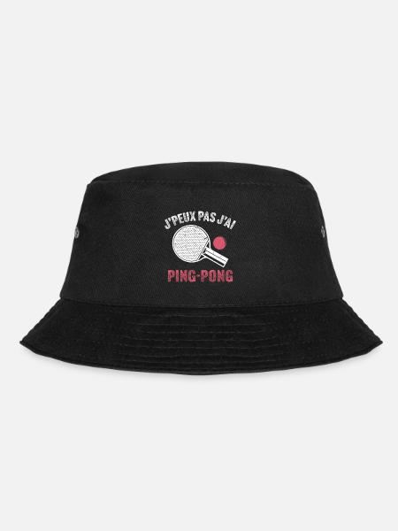 j'peux pas j'ai ping pong cadeau tennis de table - Bob - noir