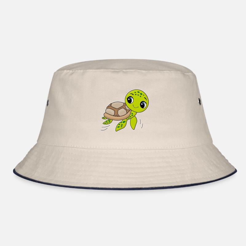 Turtle, cute animal, ocean Bucket Hat