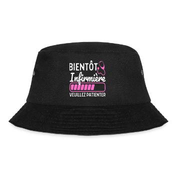 Bientôt Infirmière Cadeau Future Infirmière - Bob - noir - Devant - Lela (165cm)