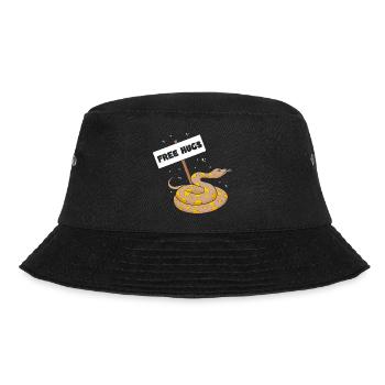King python design for snake lovers - Bucket Hat - black - Front - Lela (165cm)