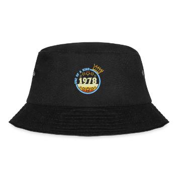 One of a kind Unique Year of manufacture 1978 - Bucket Hat - black - Front - Lela (165cm)