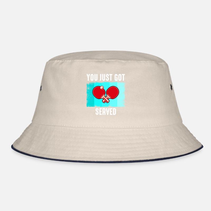Ping Pong Master Table Tennis Coach Paddle Player Bucket Hat