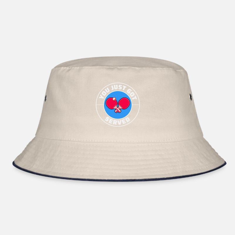 Ping Pong Master Table Tennis Coach Paddle Player Bucket Hat