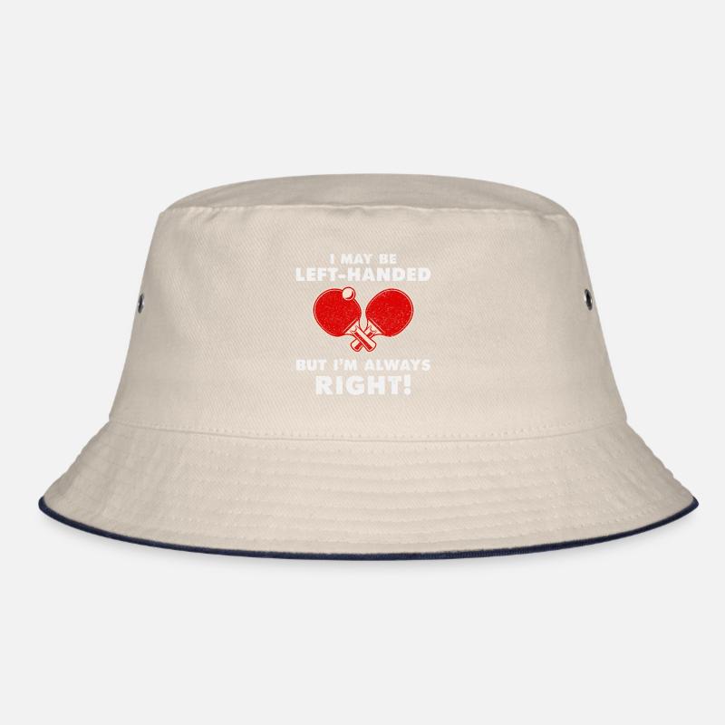 Ping Pong Master Table Tennis Coach Paddle Player Bucket Hat