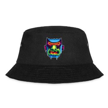 Ein Schönes und Lustiges Cyclops Monster Design - Bucket Hat - Schwarz - Vorne - Lela (165cm)