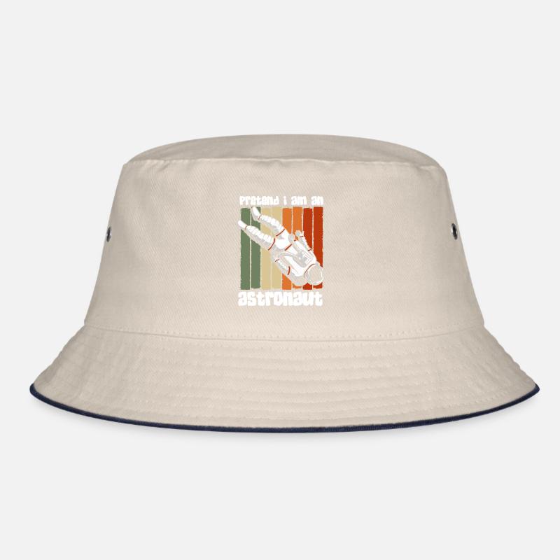 Space Logo Spaceman Spaceman Bucket Hat