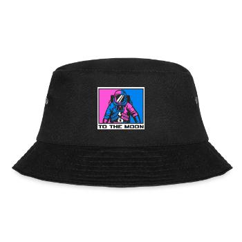 Weltall Logo Voyager - Bucket Hat - Schwarz - Vorne - Lela (165cm)